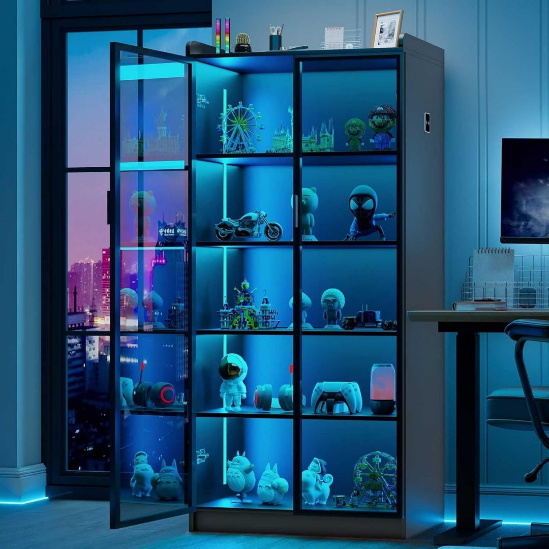 Armoire 35 cm de large structure metallique bleu