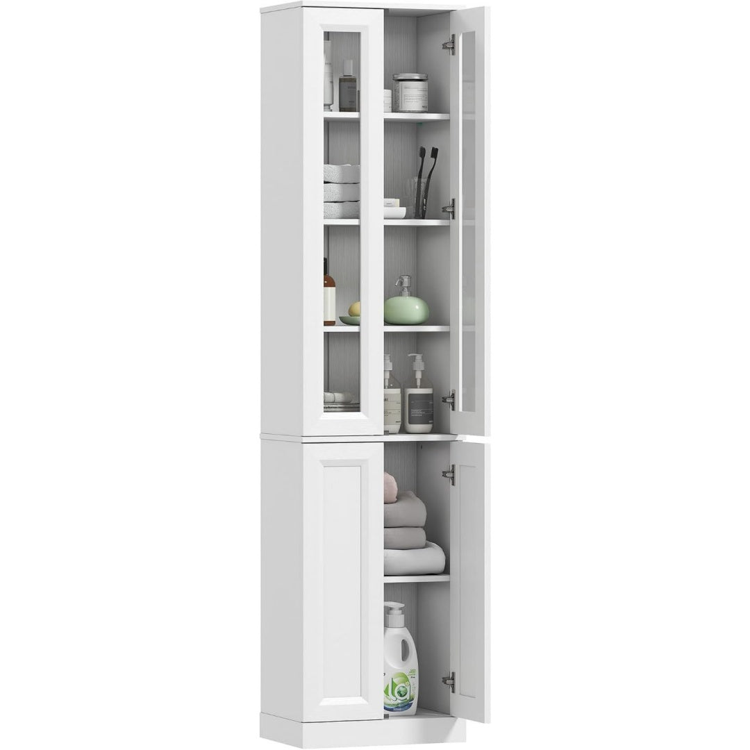 Esprit rustique colonne gris clair en metal