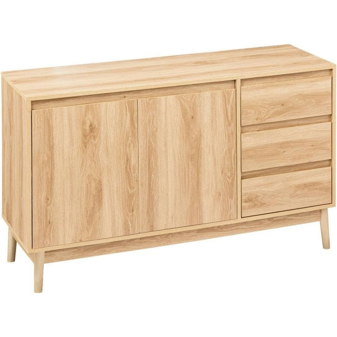 Buffet en chene, marron, chambre et rangement pratique