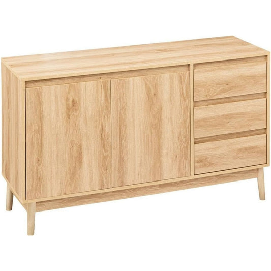 Buffet en chene, marron, chambre et rangement pratique