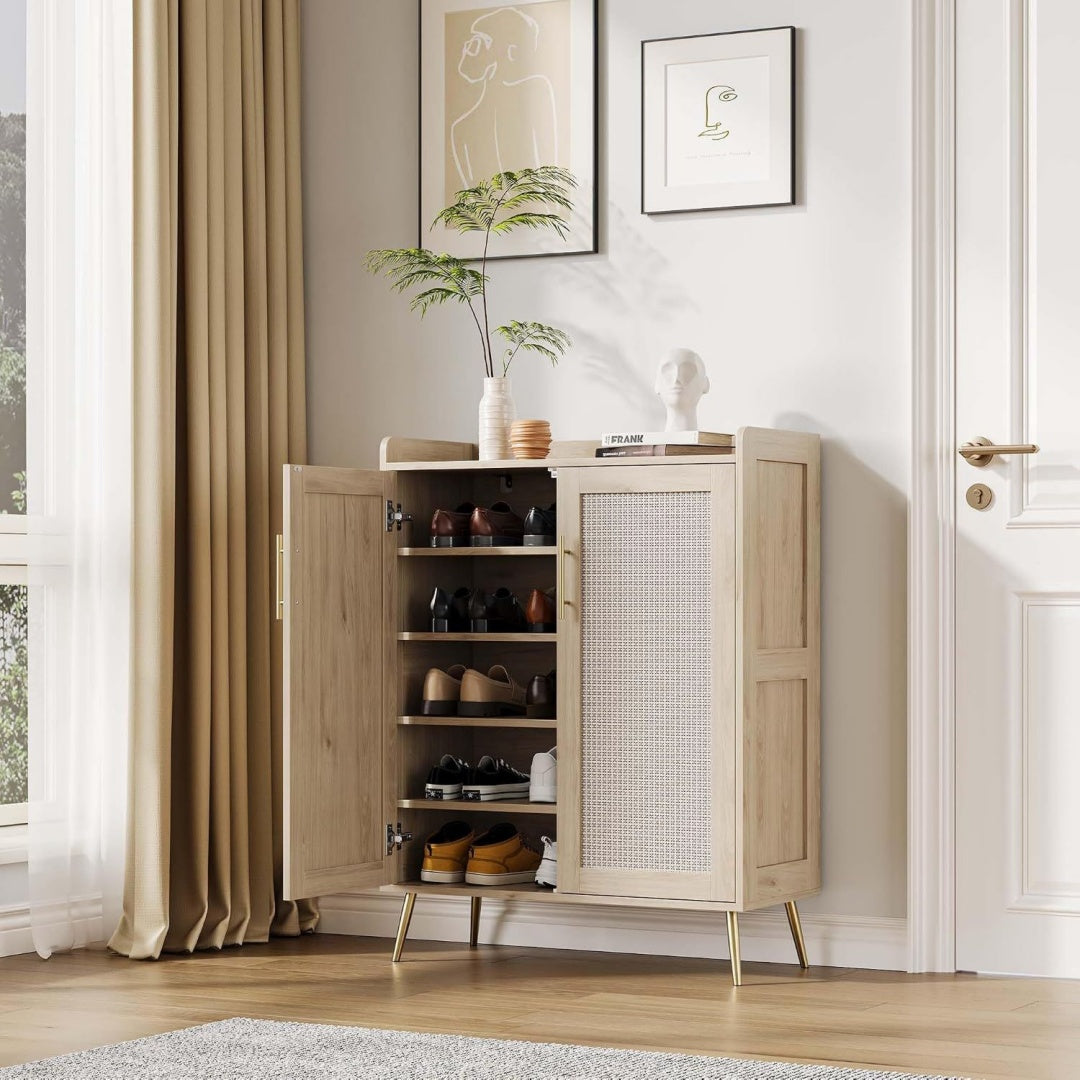 Armoire a chaussures gris clair 79 x 35 x 103 cm pour chambre