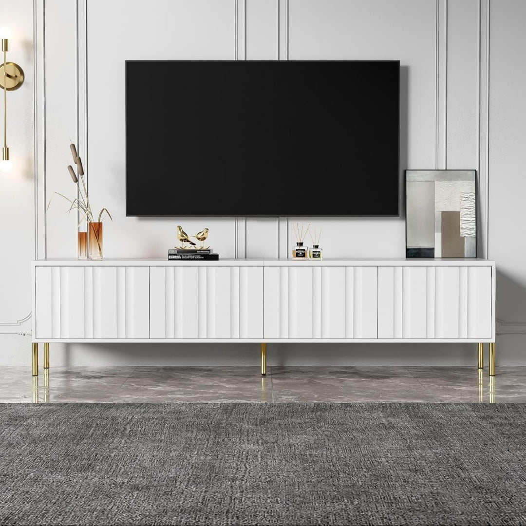 Meuble TV style industriel gris