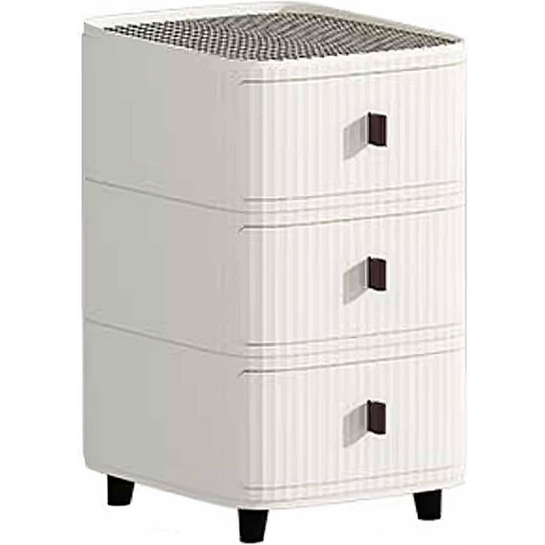 Allure Vintage, credence gris clair en bois 30 x 40 x 64 cm