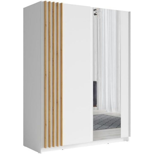 Armoire en chene et MDF pour un quotidien organise