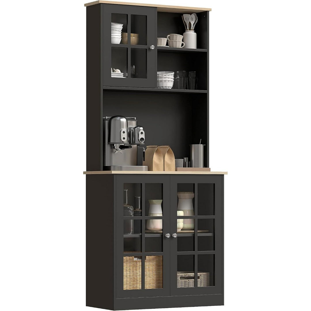 Enfilade gris fonce 80 cm, de design epure