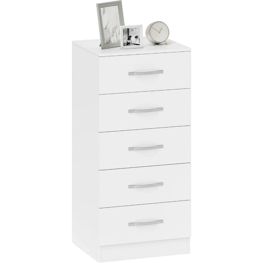 Gris clair commode 35 x 40 x 85 cm allure contemporaine