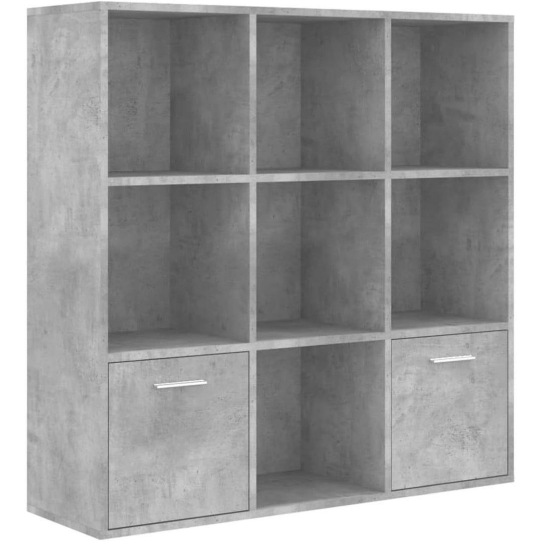 Bibliotheque gris 98 x 30 x 98 cm