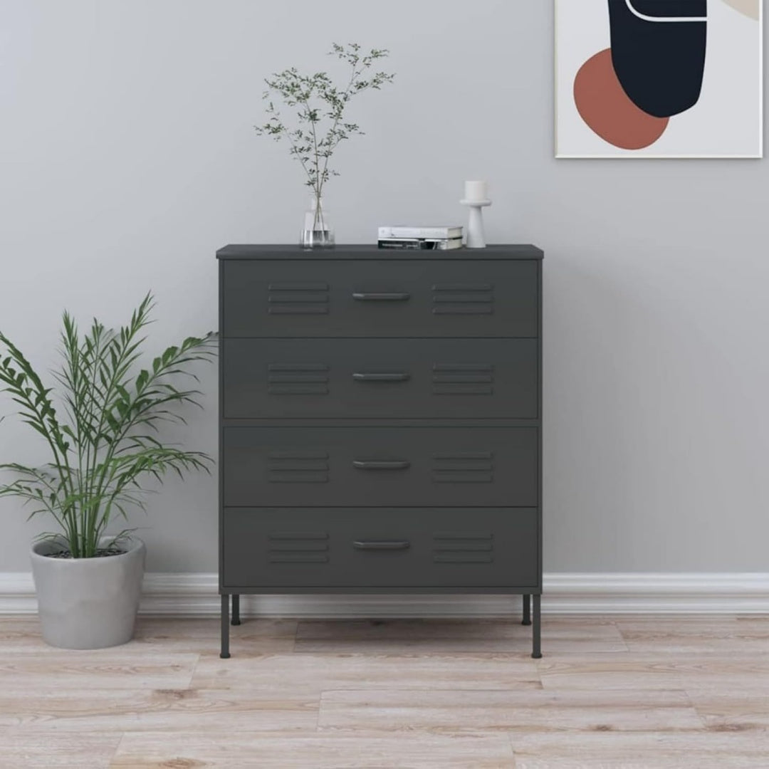 Armoire de rangement Grise finition metal