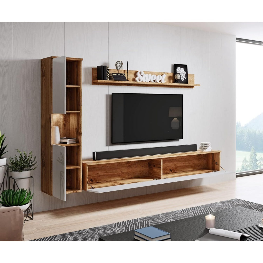 Ensemble de meubles gris design moderne